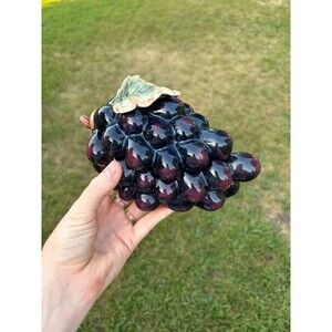 Kaldun & Bogle Grape Cluster Ceramic Dish Vintage